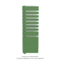 Fassane Spa Asym EL gauche régulation IHD,Reseda Green,1000W,H1731mm/L550mm