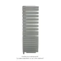 Fassane Spa Asym EL +Air, gauche, Grey Aluminium, 1000W, H 1741mm / L 550mm