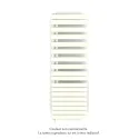 Fassane Spa Asym EL +Air, gauche, Cream, 1000W, H 1741mm / L 550mm