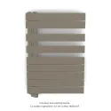 Fassane Spa Asym EL gauche régulation IHD,Concrete Grey,500W,H860mm/L550mm