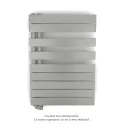 Fassane Spa Asym EL gauche régulation IHD,Inox Look,500W,H860mm/L550mm