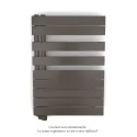 Fassane Spa Asym EL gauche régulation IHD,Brown Quartz,500W,H860mm/L550mm