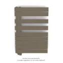 Fassane Spa Asym EL gauche régulation IHD,Pearl Beige,500W,H860mm/L550mm