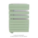 Fassane Spa Asym EL gauche régulation IHD,Pastel Green,500W,H860mm/L550mm