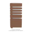 Fassane Spa Asym EL gauche régulation IHD,Terracotta,7500W,H1238mm/L550mm