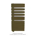 Fassane Spa Asym EL gauche régulation IHD,Bronze,7500W,H1238mm/L550mm
