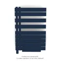 Fassane Spa Asym EL +Air, gauche, Sapphire Blue, 500W, H 870mm / L 550mm