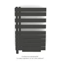 Fassane Spa Asym EL +Air, gauche, Umbra Grey, 500W, H 870mm / L 550mm