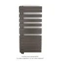 Fassane Spa Asym EL gauche régulation IHD,Brown Quartz,7500W,H1238mm/L550mm