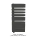 Fassane Spa Asym EL gauche régulation IHD,Umbra Grey,7500W,H1238mm/L550mm