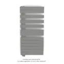 Fassane Spa Asym EL gauche régulation IHD,Telegrey 2,7500W,H1238mm/L550mm