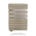 Fassane Spa Asym EL gauche régulation IHD,Beige Quartz,500W,H860mm/L550mm