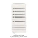Fassane Spa Asym EL gauche régulation IHD,Light Beige,7500W,H1238mm/L550mm