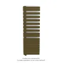 Fassane Spa Asym EL gauche régulation IHD,Bronze,1000W,H1731mm/L550mm