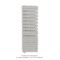 Fassane Spa Asym EL gauche régulation IHD,Telegrey 4,1000W,H1731mm/L550mm