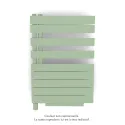 Fassane Spa Asym EL +Air, gauche, Pastel Green, 500W, H 870mm / L 550mm
