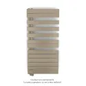 Fassane Spa Asym EL gauche régulation IHD,Beige Quartz,7500W,H1238mm/L550mm