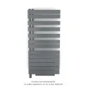 Fassane Spa Asym EL +Air, gauche, Anthracite, 750W, H 1248mm / L 550mm