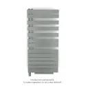 Fassane Spa Asym EL +Air, gauche, Titane, 750W, H 1248mm / L 550mm