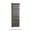 Fassane Spa Asym EL gauche régulation IHD,Brown Quartz,1000W,H1731mm/L550mm