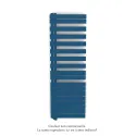 Fassane Spa Asym EL gauche régulation IHD,Gentian Blue,1000W,H1731mm/L550mm