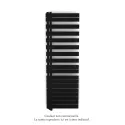 Fassane Spa Asym EL gauche régulation IHD,Traffic Black,1000W,H1731mm/L550mm