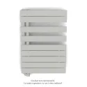 Fassane Spa Asym EL gauche régulation IHD,Light Grey,500W,H860mm/L550mm