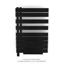 Fassane Spa Asym EL +Air, gauche, Traffic Black, 500W, H 870mm / L 550mm