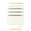 Fassane Spa Asym EL droite, régul IHD, Cream, 500W,H860mm / L550mm