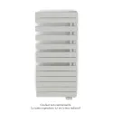 Fassane Spa Asym EL droite, régul IHD, Light Grey, 750W,H1238mm / L550mm