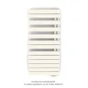Fassane Spa Asym EL droite, régul IHD, Edelweiss m., 750W,H1238mm / L550mm