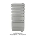 Fassane Spa Asym EL droite, régul IHD, Inox Look, 750W,H1238mm / L550mm