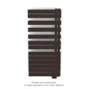 Fassane Spa Asym EL droite, régul IHD, Dark Brown, 750W,H1238mm / L550mm