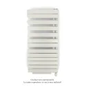 Fassane Spa Asym EL +Air, droite, White Quartz, 750W, H 1248mm / L 550mm
