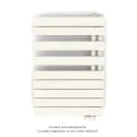 Fassane Spa Asym EL droite, régul IHD, Edelweiss m., 500W,H860mm / L550mm
