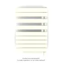 Fassane Spa Asym EL +Air, droite, Cream, 500W, H 870mm / L 550mm