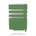 Fassane Spa Asym EL +Air, droite, Reseda Green, 500W, H 870mm / L 550mm