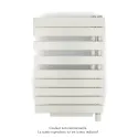 Fassane Spa Asym EL +Air, droite, White Quartz, 500W, H 870mm / L 550mm