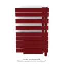 Fassane Spa Asym EL +Air, droite, Ruby Red, 500W, H 870mm / L 550mm