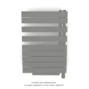Fassane Spa Asym EL +Air, droite, Telegrey 2, 500W, H 870mm / L 550mm