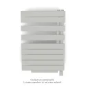 Fassane Spa Asym EL +Air, droite, Light Grey, 500W, H 870mm / L 550mm