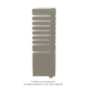 Fassane Spa Asym EL droite, régul IHD, Concrete Grey, 1000W,H1731mm / L550mm