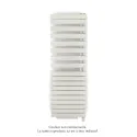 Fassane Spa Asym EL +Air, droite, White Quartz, 1000W, H 1741mm / L 550mm