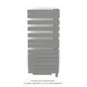 Fassane Spa Asym EL +Air, droite, Telegrey 2, 750W, H 1248mm / L 550mm