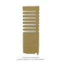 Fassane Spa Asym EL +Air, droite, Beach Gold, 1000W, H 1741mm / L 550mm