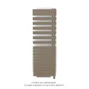 Fassane Spa Asym EL +Air, droite, Beige Grey, 1000W, H 1741mm / L 550mm