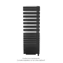 Fassane Spa Asym EL +Air, droite, Volcanic, 1000W, H 1741mm / L 550mm