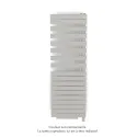 Fassane Spa Asym EL +Air, droite, Telegrey 4, 1000W, H 1741mm / L 550mm