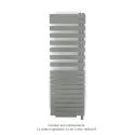 Fassane Spa Asym EL +Air, droite, Grey Aluminium, 1000W, H 1741mm / L 550mm
