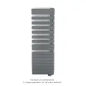 Fassane Spa Asym EL droite, régul IHD, Anthracite, 1000W,H1731mm / L550mm